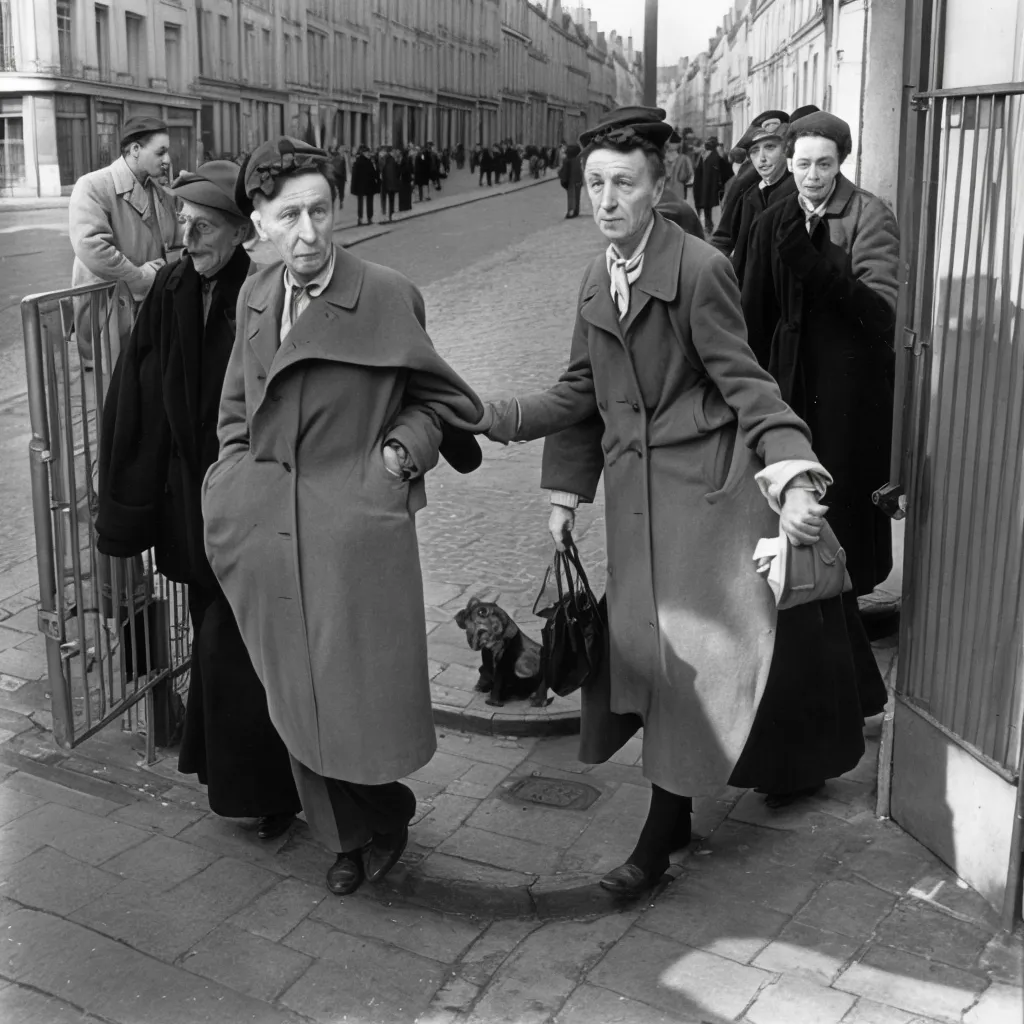 1954 - Rue Mouffetard - Henri Cartier-Bresson